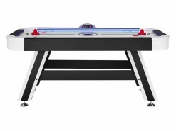 Mesa de billar SucceBuy de 183 cm con marcador LED, discos y pulsadores incluidos Blanco Discount