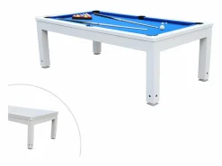 Vente-unique Billar|Mesa de billar transformable en mesa de cenar SNOOKER