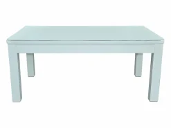 Vente-unique Mesa de billar y ping-pong convertible, blanca, L182 x A102 x A80 cm, HENK Blanco Clearance