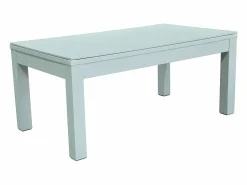 Vente-unique Mesa de billar y ping-pong convertible, blanca, L182 x A102 x A80 cm, HENK Blanco Clearance
