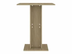 Mesa de bistró contrachapada color roble Sonoma 60x60x75 cm^Clicnbuy New