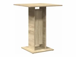 Mesa de bistró contrachapada color roble Sonoma 60x60x75 cm^Clicnbuy New