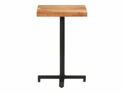 Mesa de bistró cuadrada madera de mango maciza 50x50x75 cm^Clicnbuy Online