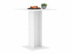 Clicnbuy Mueble Bar|Mesa de bistró de madera contrachapada 60x60x75 cm
