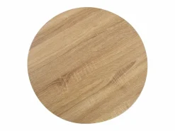 Clicnbuy Mesa de bistró MDF marrón claro 80 cm Marru00f3n New