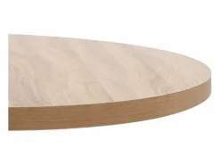 Clicnbuy Mesa de bistró MDF marrón claro 80 cm Marru00f3n New