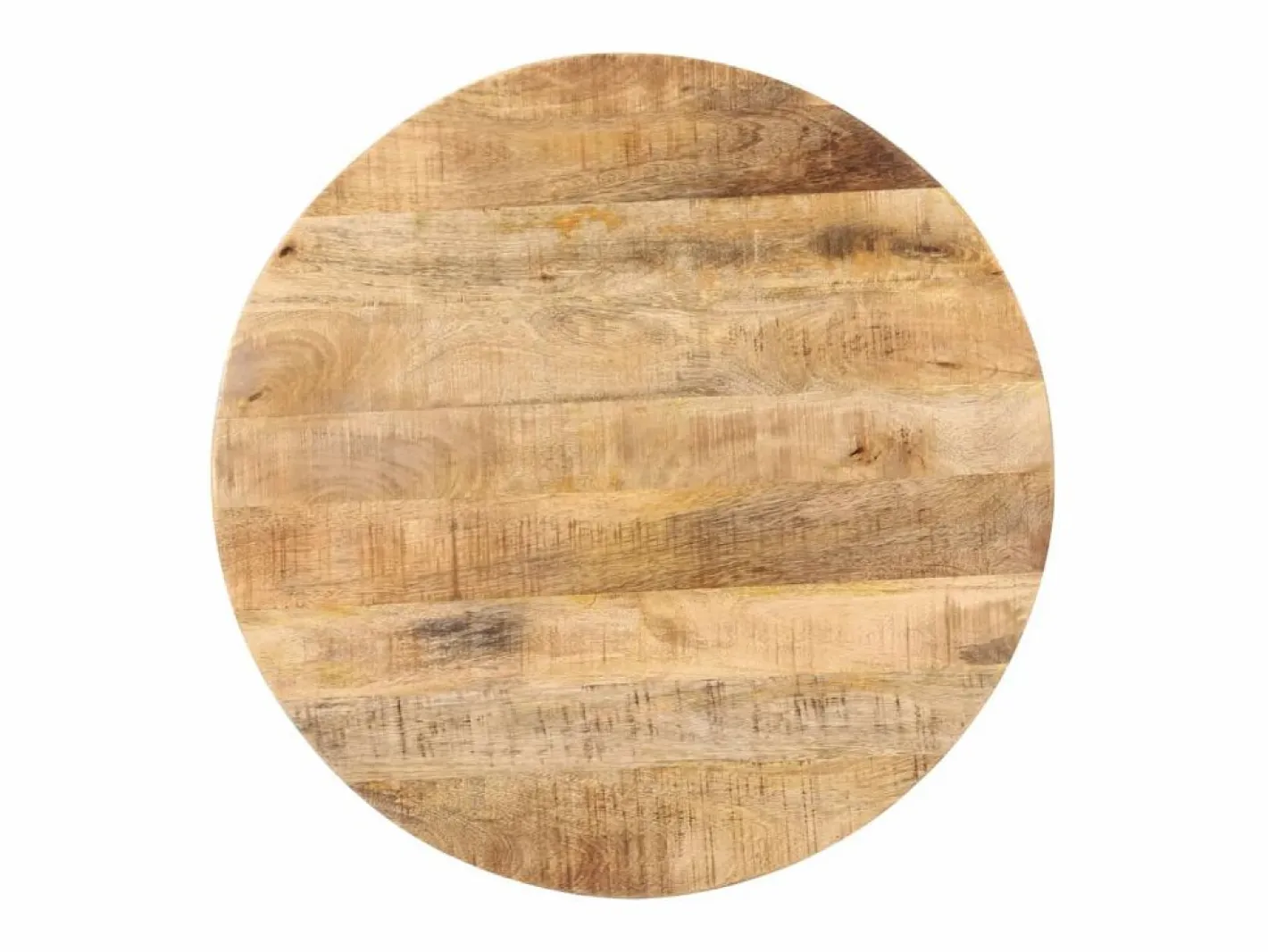 Mesa de bistró redonda madera de mango rugosa Ø70x75 cm^Clicnbuy Best