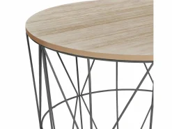 Atmosphera Mesa Auxiliar|Mesa de café de metal calada