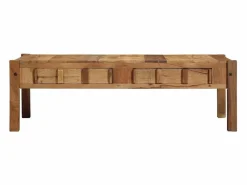 Clicnbuy Mesa de Café Marrón 110 x 55 x 35 cm Madera maciza recuperada Marru00f3n Clearance