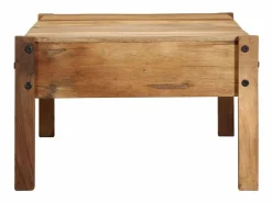 Clicnbuy Mesa de Café Marrón 110 x 55 x 35 cm Madera maciza recuperada Marru00f3n Clearance