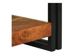 vidaxl Mesa de Café Marrón 120 x 50 x 38 cm Madera de Acacia Sólida Marru00f3n Discount