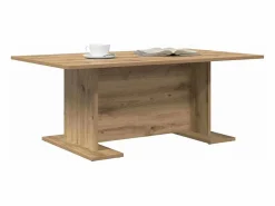 Clicnbuy Mesa De Centro|Mesa de Café Roble artisan 103.5 x 60 x 40 cm