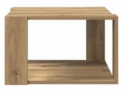 Clicnbuy Mesa De Centro|Mesa de Café Roble artisan 51.5 x 51.5 x 30 cm