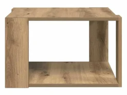 Clicnbuy Mesa De Centro|Mesa de Café Roble artisan 51.5 x 51.5 x 30 cm