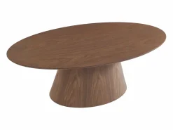 Mesa de centro chapada en nogal - Natural oscuro - ANTELADA^Vente-unique Hot