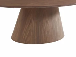 Mesa de centro chapada en nogal - Natural oscuro - ANTELADA^Vente-unique Hot
