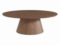 Mesa de centro chapada en nogal - Natural oscuro - ANTELADA^Vente-unique Hot