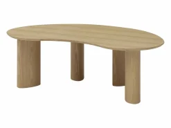 Mesa de centro chapado de fresno - Natural claro - CALYNOR^Vente-unique Outlet