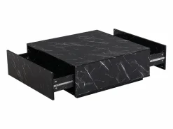 Mesa de centro con 2 cajones en MDF - Efecto mármol - ANTRIM de Pascal Morabito^Vente-unique Sale
