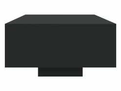 vidaxl Mesa de centro con luces LED 85x55x31 cm Negro Sale