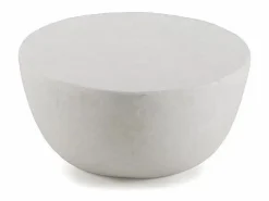 Mesa de centro de 120 x 70 cm de poliresina cemento^ Best