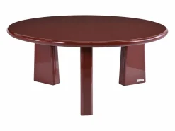 Vente-unique Mesa de centro de MDF - Burdeos lacado - ZINAPA Granate Clearance
