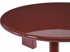 Vente-unique Mesa de centro de MDF - Burdeos lacado - ZINAPA Granate Clearance