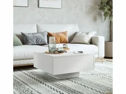 Clicnbuy Mesa De Centro|Mesa de centro madera contrachapada 60x60x31,5 cm