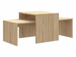 Mesa de centro madera contrachapada color roble 100x48x40 cm^vidaxl Sale