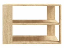 vidaxl Mesa de centro madera de ingeniería roble Sonoma 58x58x40cm Color natural claro Hot