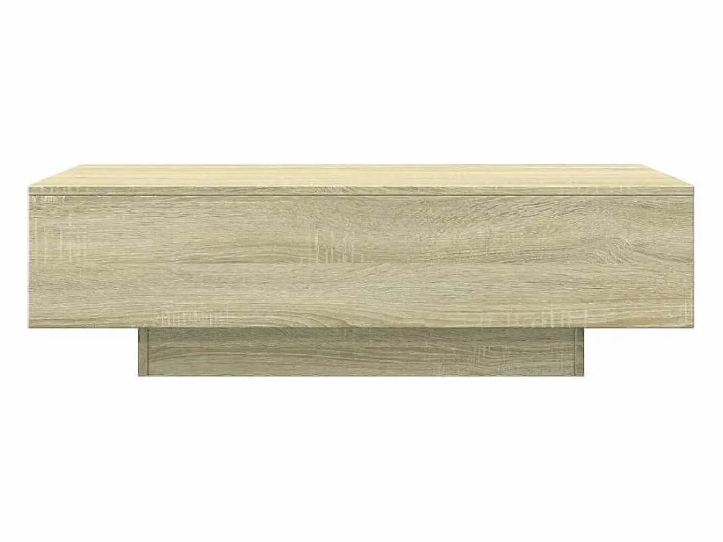 vidaxl Mesa de centro madera de ingeniería roble Sonoma 100x49,5x31 cm Color natural claro Discount