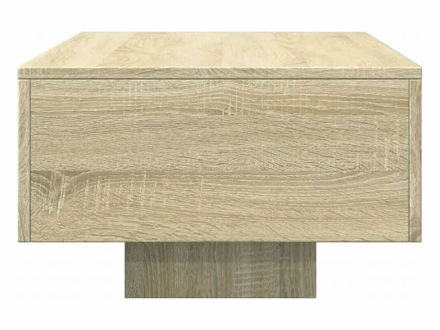 vidaxl Mesa de centro madera de ingeniería roble Sonoma 100x49,5x31 cm Color natural claro Discount