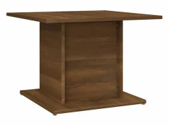 Mesa de centro madera ingeniería marrón roble 55,5x55,5x40 cm^Clicnbuy Discount