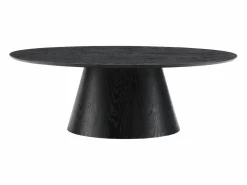 Mesa de centro ovalada de MDF - Color: - ANTELADA^Vente-unique Hot