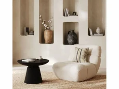 Rendez-Vous Déco Mesa De Centro|Mesa de centro redonda de metal D60 cm - Gomez