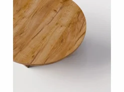 Mesa de centro redonda TORI Ø90 cm Roble Craft^ Outlet
