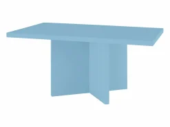 Mesa De Centro|Mesa de centro tablero resistente MDF 3cm Azúl Cornish 100x60cm - HECHO EN ESPAÑA