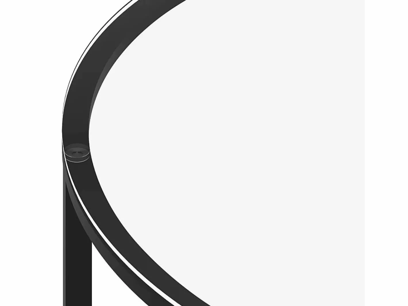 vidaxl Mesa Auxiliar|Mesa de centro vidrio templado y mármol blanco 70 cm