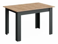Vicco Mesa de comedor antracita/roble dorado 160x80x76 repose Gris antracita / Color natural claro Discount
