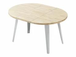 Mesa de comedor BergE redonda extensible nordish/ Ø100x76 cm^ADEC Best