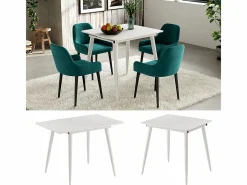 Vicco Mesa Extensible|Mesa de comedor 80x70x75 beaver