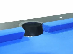 Vente-unique Billar|Mesa de comedor convertible en mesa de billar y ping pong - Negro - 180 cm de ancho - SOUSA