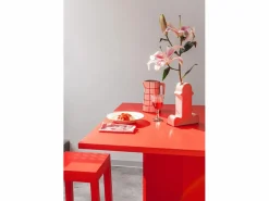 Mesa De Comedor|Mesa de comedor cuadrada tablero laminado de 3cm llama 100x100cm