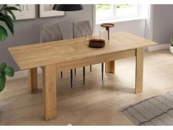 Mesa de Comedor de 140cm extensible 200cm, Color Naturale.^Skraut Home Clearance