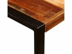 vidaxl Mesa De Comedor|Mesa de comedor de madera maciza reciclada 180 cm
