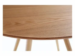 Miliboo Mesa De Comedor|Mesa de comedor diseño redondo fresno D90 ARTIK