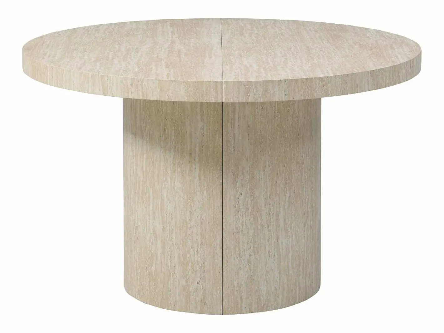 Mesa de comedor extensible 4 a 12 personas de MDF - Efecto travertino - SIDRINA^Vente-unique Best