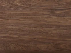 Mesa de comedor extensible 2 a 12 personas en MDF y acero - Marrón oscuro natural y negro - FIRELA^Vente-unique Sale