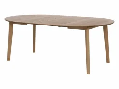 Vente-unique Mesa de comedor extensible para 4 a 8 personas chapado de roble - Natural - MARIZEL Color natural claro Clearance