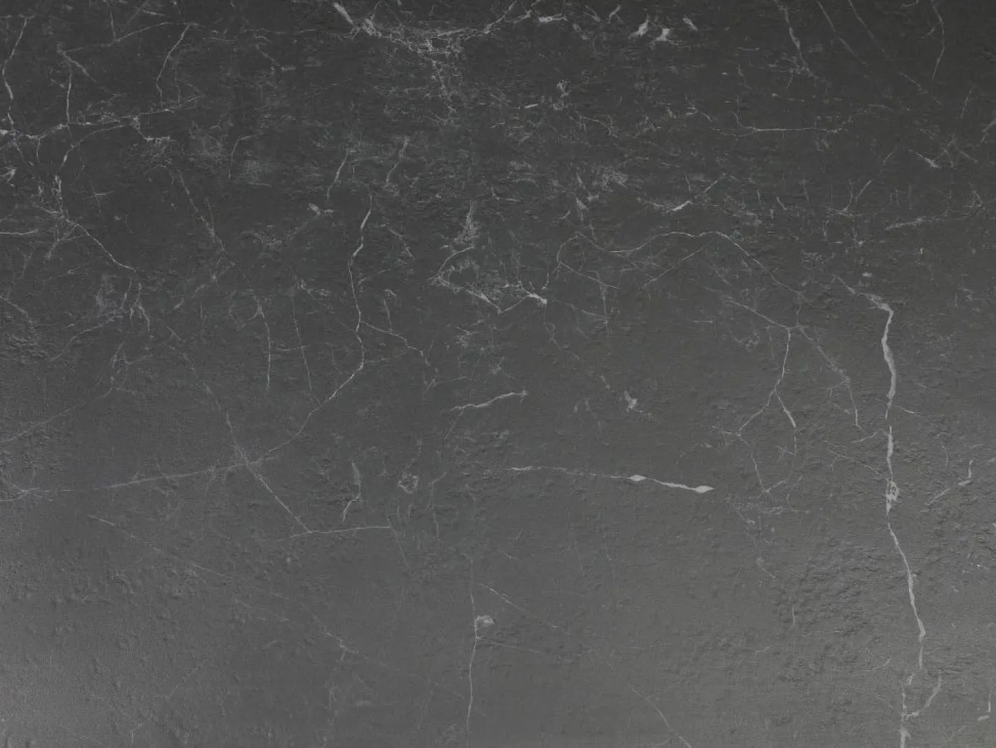 Vente-unique Mesa de comedor extensible en vidrio templado y cerámica - Efecto mármol - MARISO Negro Outlet